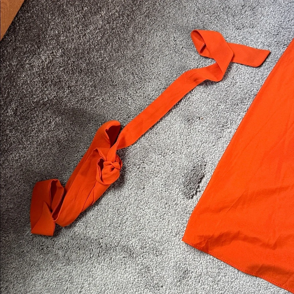 Nanette Lepore Orange Mini Dress SIZE 12 - Picture 6 of 6
